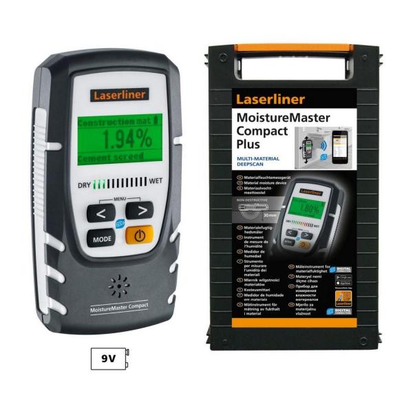 Влагомер Laserliner MoistureMaster Compact Plus, 082.334A - до 56.4%