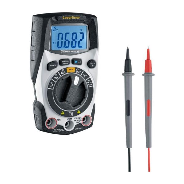 Дигитален мултиметър Laserliner Pocket XP, 083.036A - AC: 4 - 600 V, DC: 0.4 - 600 V