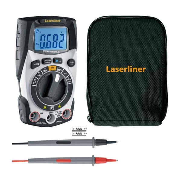Дигитален мултиметър Laserliner Pocket XP, 083.036A - AC: 4 - 600 V, DC: 0.4 - 600 V