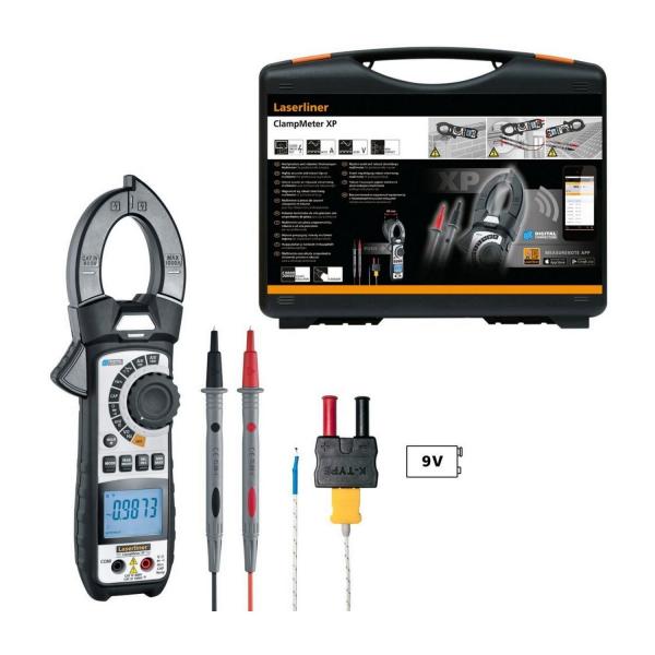 Дигитални амперклещи Laserliner ClampMeter XP 083.043A – True RMS, AC/DC 1000A, Bluetooth, CAT IV