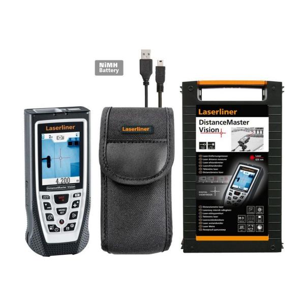 Лазерна ролетка с камера и цифрова връзка Laserliner DistanceMaster Vision, 080.980A - до 80 m