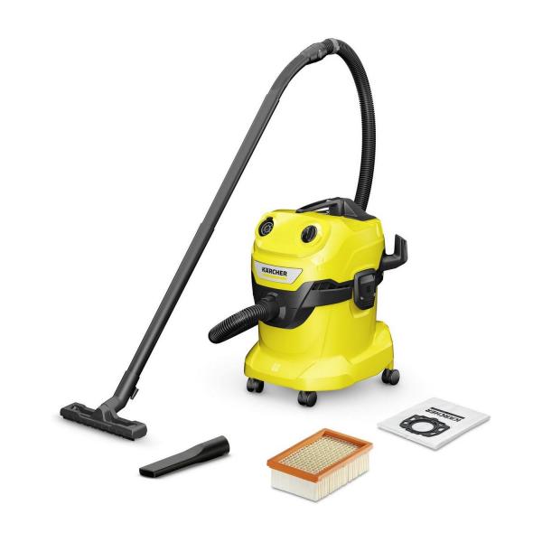 Прахосмукачка за сухо и мокро почистване Karcher WD 4 V-20/5/22 *EU, 16282090 - 1000 W, 20 l