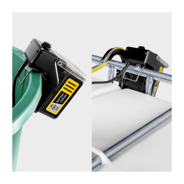 Акумулаторната варелна помпа Karcher BP 2.000-18 Barrel, 16454750 - 18 V, 2000 l/h