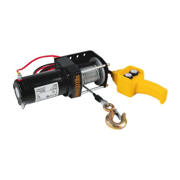 Електрическа автолебедка Raider Power Tools RD-EW09, 121609 - 12 V, 2.2 kW, 14 m, 1360 kg