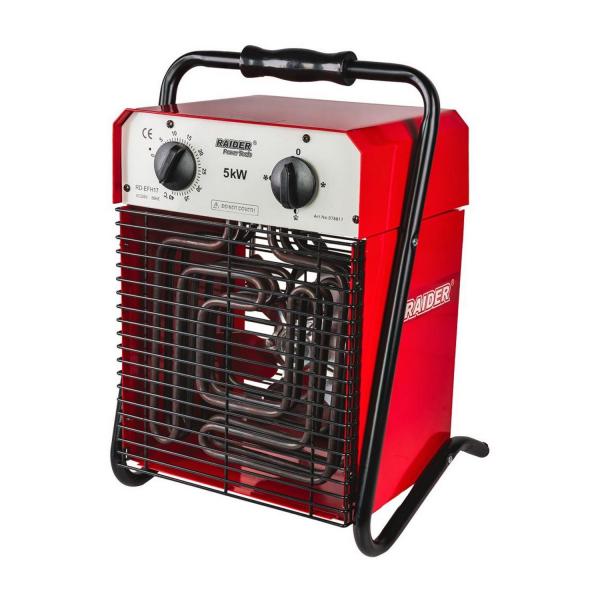 Монофазен електрически калорифер Raider RD-EFH17 – 5 kW, 800 m³/h