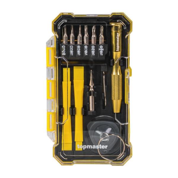 Комплект битове за ремонт на електроника Top Master Pro, 220141 - 19 части