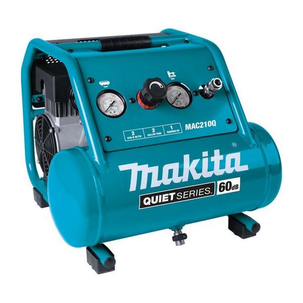 Компресор Makita MAC210Q – 7,6 л, 48 л/min, 9,3 bar