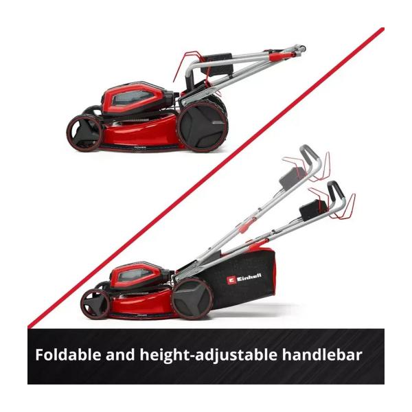 Акумулаторна косачка Einhell GP-CM 36/52 S Li BL – 52 см, 2×18 V