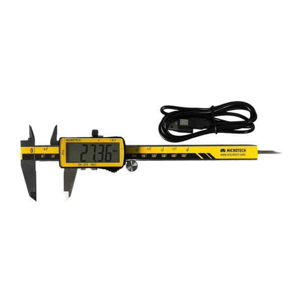 Дигитален шублер Microtech CertMet RECHARGE, IP54 – 200 мм, 0,01 мм
