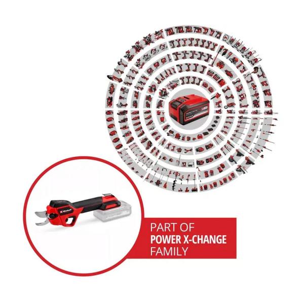 Акумулаторна градинска ножица Einhell GP-LS 18/28 Li BL-Solo – 18 V, 28 мм