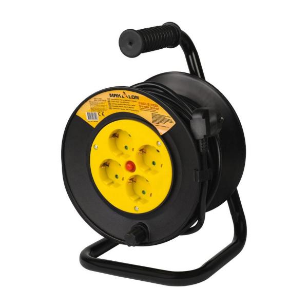 Удължител на макара с кабел Makalon 700709, 3G1.5, 15 m