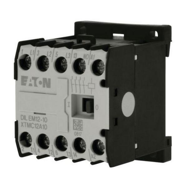 Контактор EATON DILEM12-10(24V50HZ), 127067 - 24 V 50 Hz, 3 полюса, 380 V 400 V, 5,5 kW, 1 N/O, Винтови клеми, AC работа