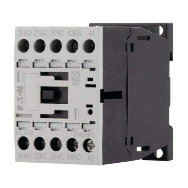 Контактор EATON DILA-22(230V50HZ,240V60HZ), 276399 - 230 V 50 Hz, 240 V 60 Hz, 2 N/O, 2 NC, Винтови клеми, AC работа 