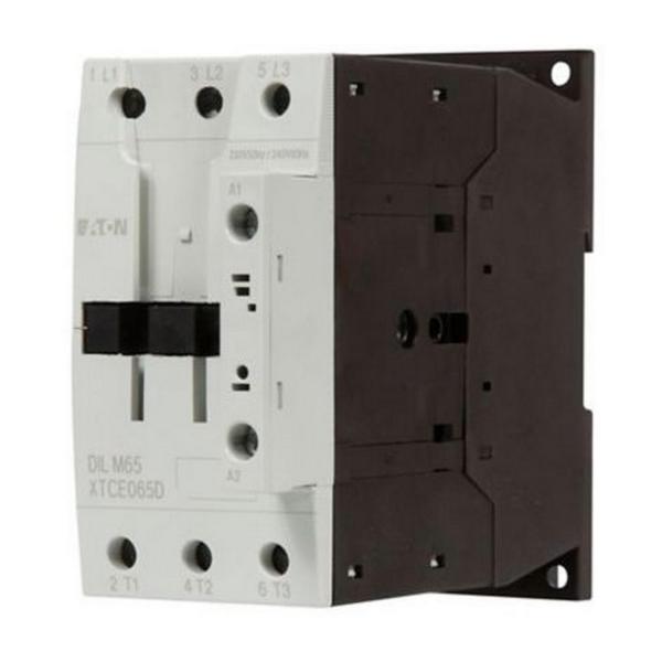 Контактор EATON DILM65(230V50HZ,240V60HZ), 277894 - 3 полюса, 380 V 400 V 30 kW, 230 V 50 Hz, 240 V 60 Hz, AC работа, Винтови клеми