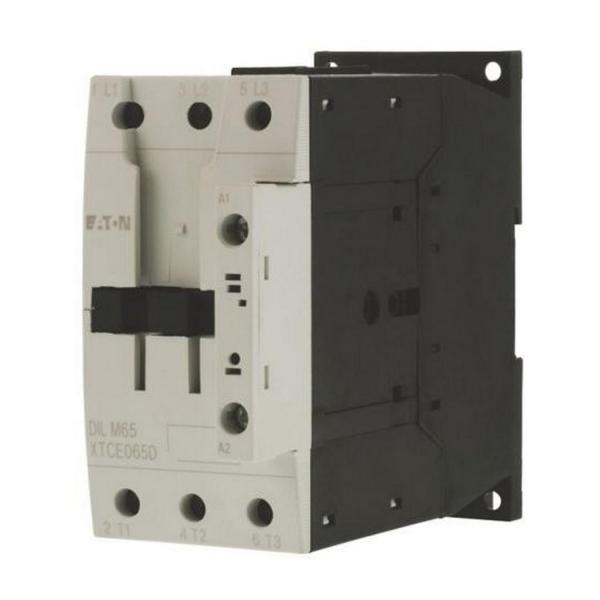 Контактор EATON DILM65(110V50HZ,120V60HZ), 277891 - 3 полюса, 380 V 400 V 30 kW, 110 V 50 Hz, 120 V 60 Hz, AC работа, Винтови клеми