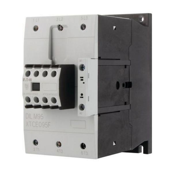 Контактор EATON DILM95-22(230V50HZ,240V60HZ), 239527 - 380 V 400 V 45 kW, 2 N/O, 2 NC, 230 V 50 Hz, 240 V 60 Hz, AC работа, Винтови клеми