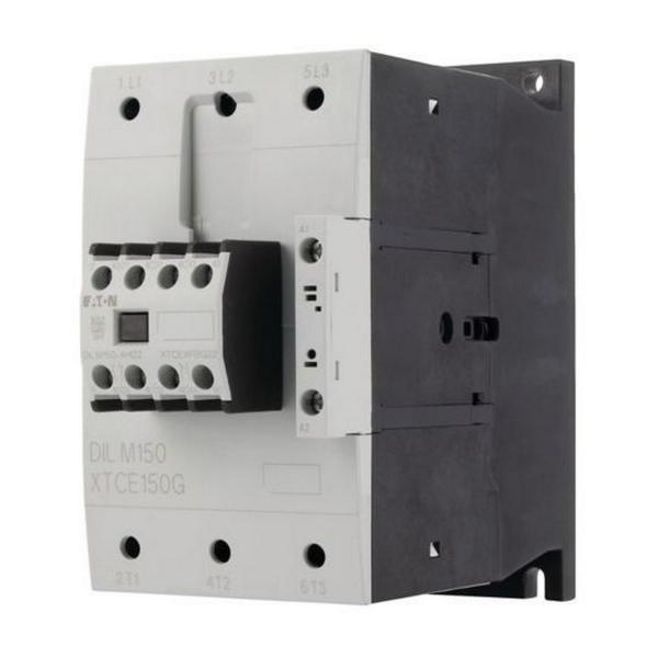 Контактор EATON DILM150-22(RAC240), 239598 - 380 V 400 V 75 kW, 2 N/O, 2 NC, RAC 240: 190 - 240 V 50/60 Hz, AC работа, Винтови клеми