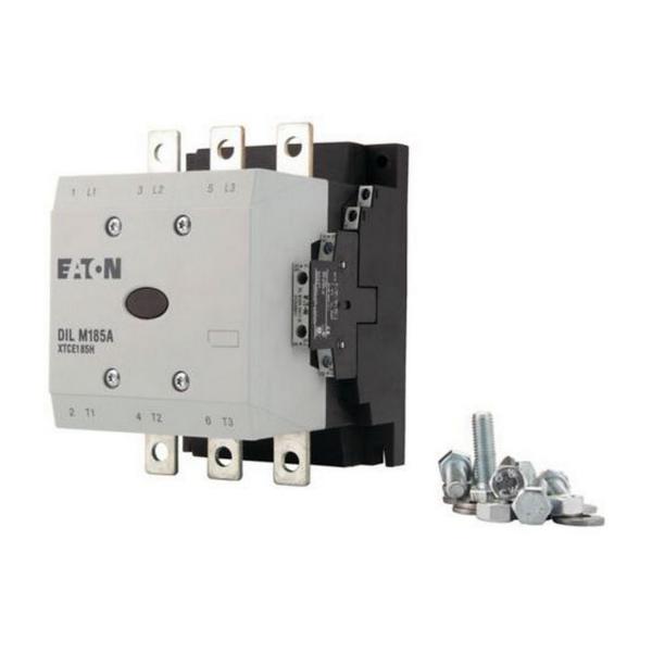 Контактор EATON DILM185A/22(RAC240), 139537 - 380 V 400 V 90 kW, 2 N/O, 2 NC, RAC 240: 190 - 240 V 50/60 Hz, AC работа, Винтова връзка