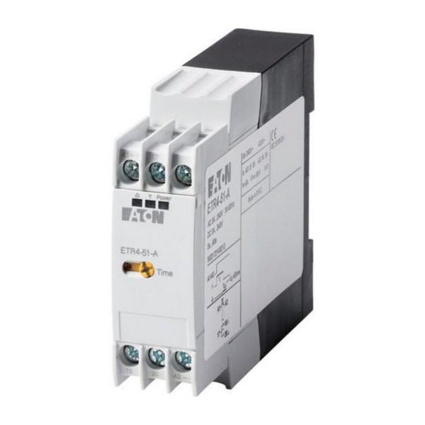 Реле за време звезда-триъгълник EATON ETR4-51-A, 031884 - 50 ms, 1W, 3-60s, 24-240VAC/DC