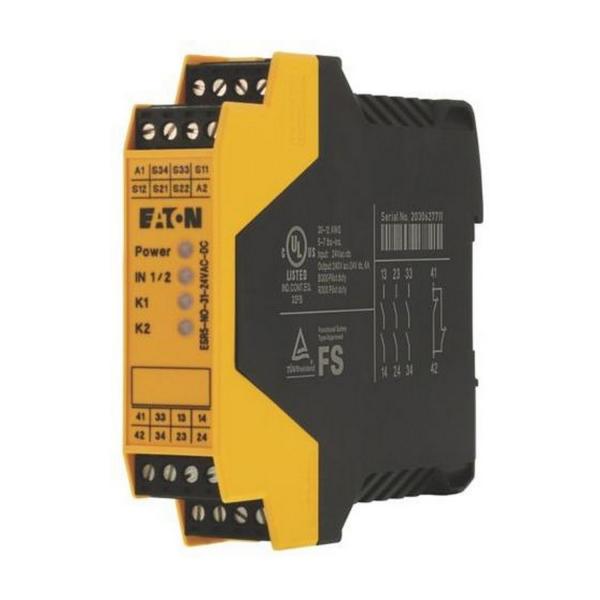 Реле авариен стоп EATON ESR5-NO-31-24VAC-DC, 118702 - 24VDC/AC, 3 разрешаващи пътя