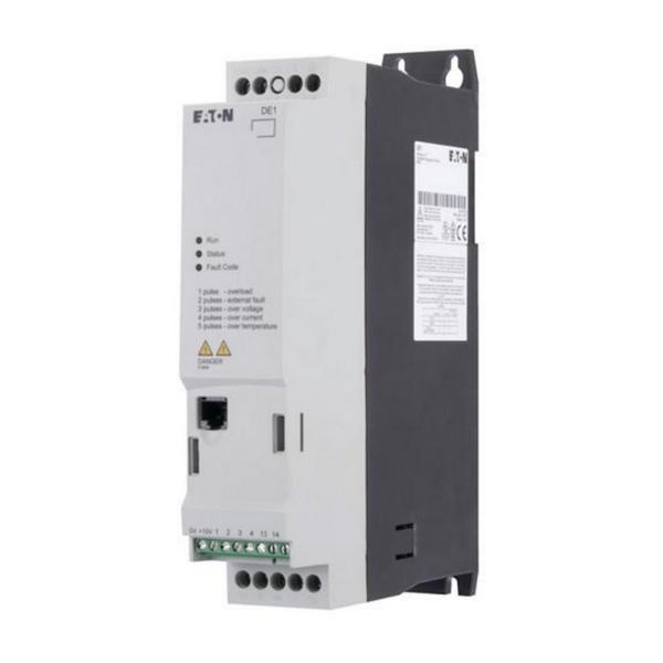 Честотен регулатор EATON DE1-122D3FN-N20N, 174328 - 230 V AC, 1-фазен, Ie 2,3 A, 0,37 kW, 0,5 HP