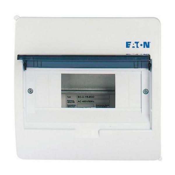 Пластмасово табло за вграден монтаж EATON BC-U-1/8 ECO IP40, 280353 - 1 ред, 8 модула, IP40