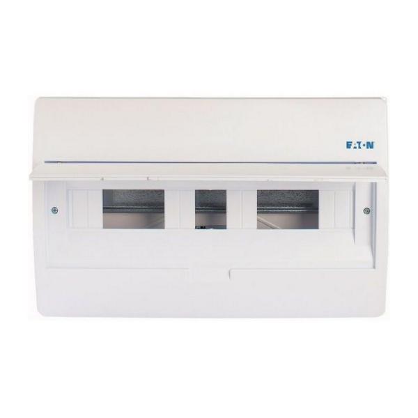 Пластмасово табло за вграден монтаж EATON BC-U-1/18 TW ECO IP40, 281699 - 1 ред, 18 модула, IP40