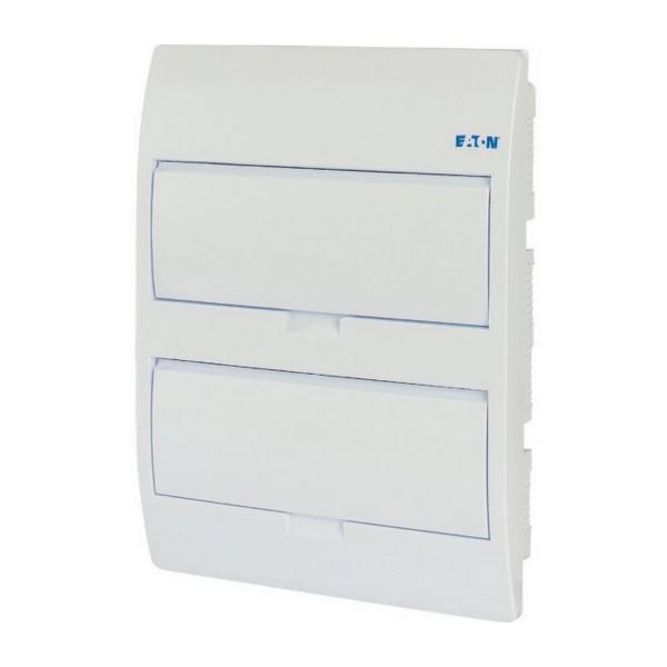 Пластмасово табло за вграден монтаж EATON BC-U-2/24 TW ECO IP40, 281710 - 2 реда, 24 модула, IP40