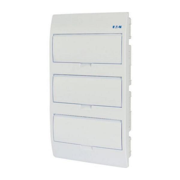 Пластмасово табло за вграден монтаж EATON BC-U-3/36 TW ECO IP40, 284643 - 3 реда, 36 модула, IP40
