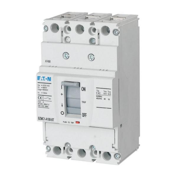 Прекъсвач с фиксирани настройки EATON BZMB1-A80 15kA, 109729 - 3P, 80 A, 415 V