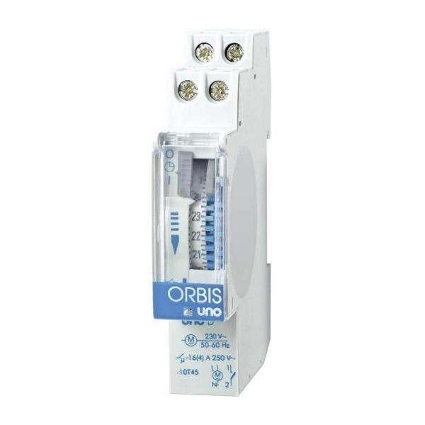 Таймер без батерия за поддържане на работата ORBIS UNO D, OB400132 - 24h, 16A, 220V