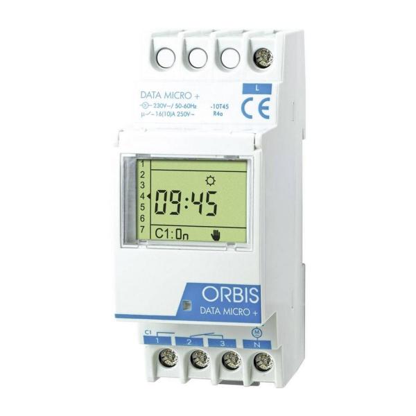 Таймер с една верига ORBIS DATA MICRO +, OB172012N - 16A, 230V