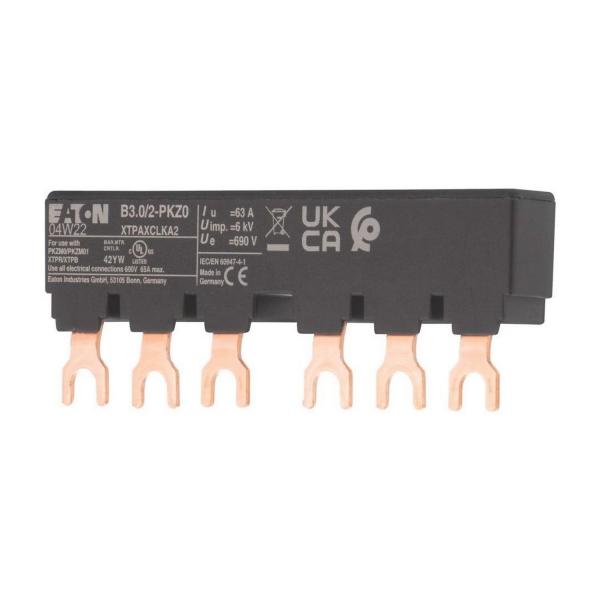 Гребен EATON B3.0/2-PKZ0, 063961 - 90 mm, за PKZM0, PKE12, PKE3