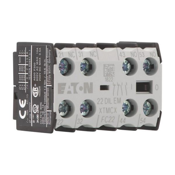 Спомагателен контакт EATON 22DILEM, 010112 - 4 P, 2 N/O, 2 NC