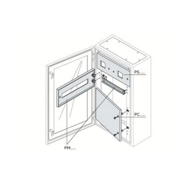 Плътен DIN панел ABB PC1406K - за SR2, SR2 EMC, 200x400 mm