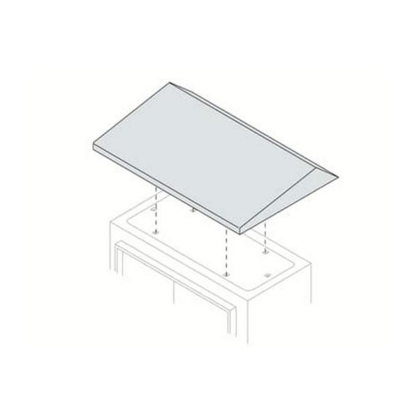 Козирка ABB SR2 TT6025K – за табла SR2 / SR2 EMC, 605 × 305 × 55 мм