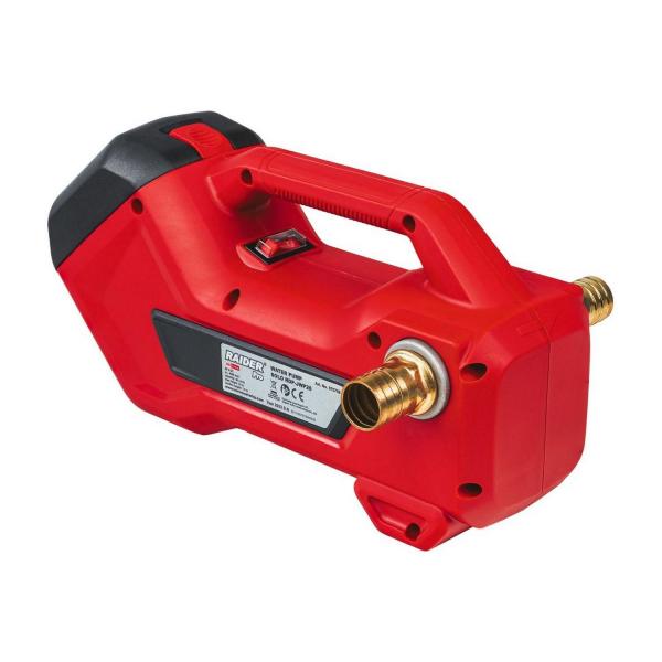 Акумулаторна помпа за вода, дизел и масло Raider Pro RDP-JWP20 Solo, R20, 075759 - 20 V, 34 mm, 2880 l/h