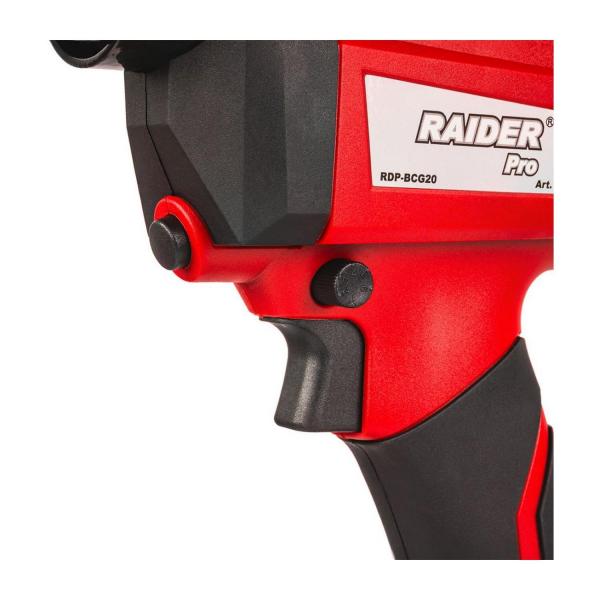 Акумулаторен пистолет за силикон Raider Pro RDP-BCG20 – 310 мл, 2500 N