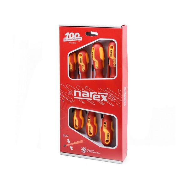 Комплект отвертки Narex Bystrice 8551 02, 1000 V VDE, SB/PH/PZ, 7 бр.