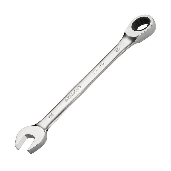 Звездогаечен ключ с 6-стенна/тресчотка Stanley STMT89918-0 - 18 mm, 296 mm