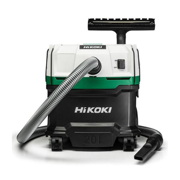Електрическа прахосмукачка за сухо и мокро почистване HiKOKI RP200SL-WAZ - 1200 W, 252 m3/h, 20 l, клас L