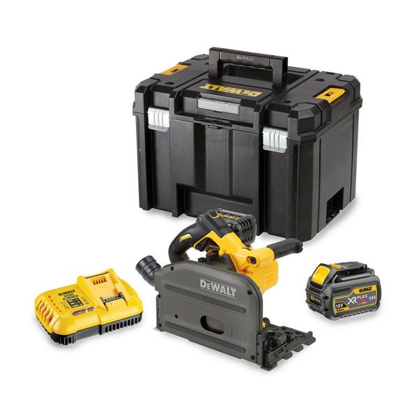 Акумулаторен ръчен циркуляр DeWALT DCS520T2 – 165 mm, 54 V