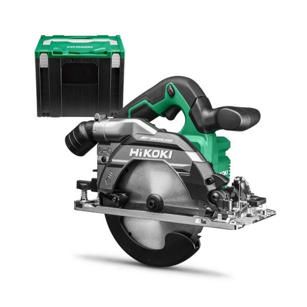 Акумулаторен ръчен циркуляр HiKOKI C3606DPA-W2Z – 165 mm, 36 V, 5600 rpm