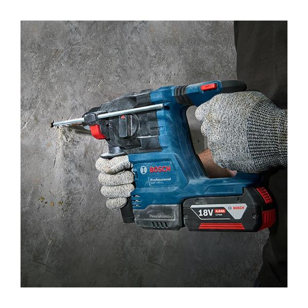 Акумулаторен перфоратор Bosch GBH 185-LI – 18 V, 1,9 J, 2×4 Ah