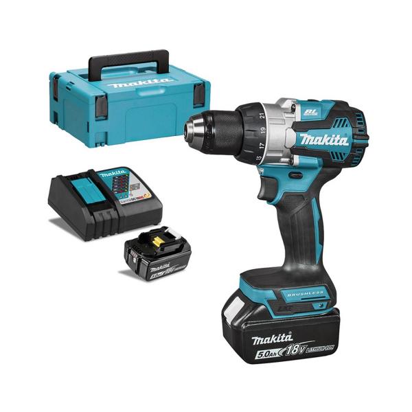 Акумулаторен винтоверт Makita DDF489RTJ – 18 V, 73 Nm, 1,5–13 мм