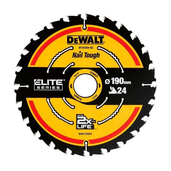 Циркулярен диск за дърво DeWALT DT10402 – 190 мм, 30 мм, 24 z