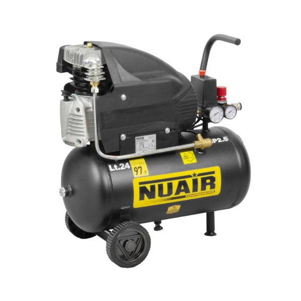 Бензинов компресор NUAIR MK285/24, FBCC4G4SWD032 - 2.5 hp, 24 l, 260 l/min, 10 bar