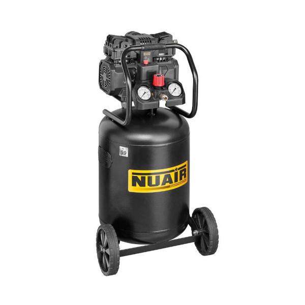 Бензинов безшумен безмаслен копресор NUAIR Siltek TB 50 V, B2DV304NUA - 1.5 hp, 50 l, 160 l/min, 8 bar
