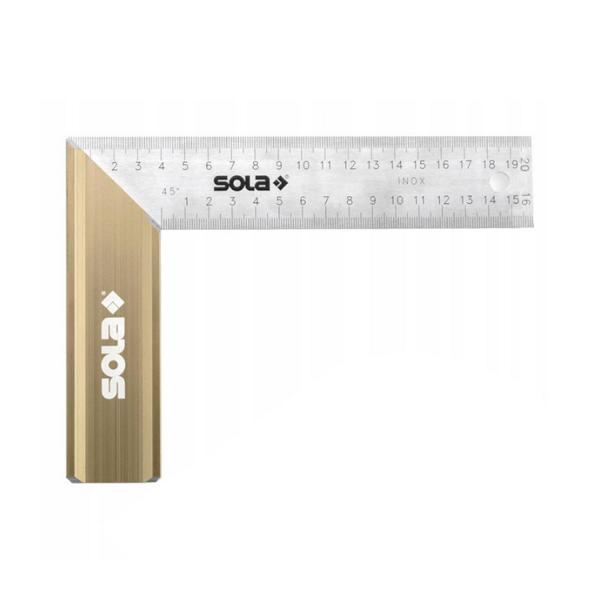 Дърводелски прав ъгъл Sola SRB 200, 56012001 - 200x145 mm