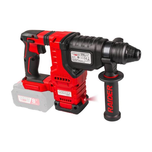 Акумулаторен перфоратор със SDS-Plus Raider Pro RDP-BBRH20, R20, Solo , 030193 - 20 V, 3 J